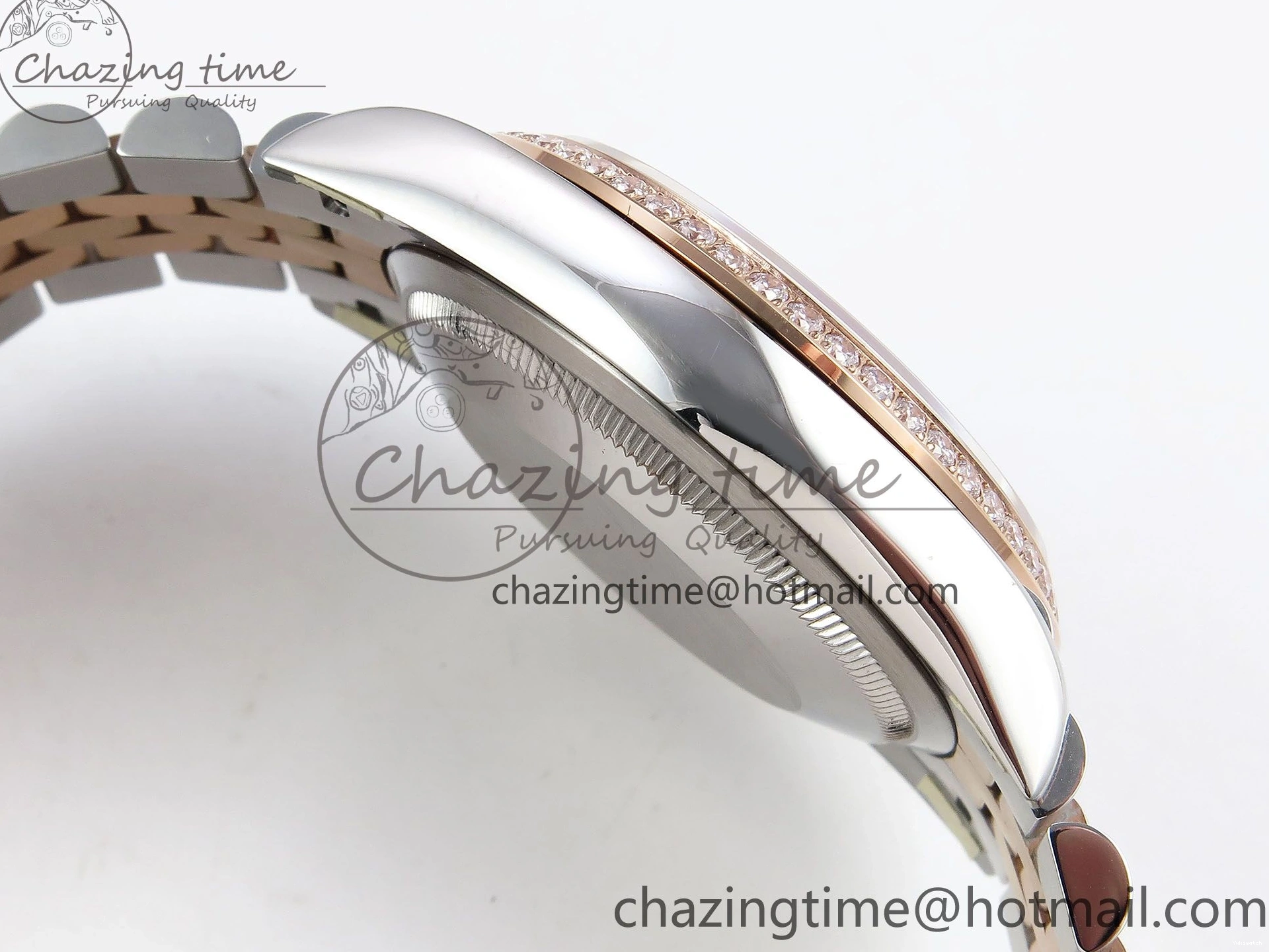 Bracelet Silver 36 Dial Best SS Edition VSF Steel 1:1 904L on 126281rbr Jubilee Textured DateJust VS3235 0216